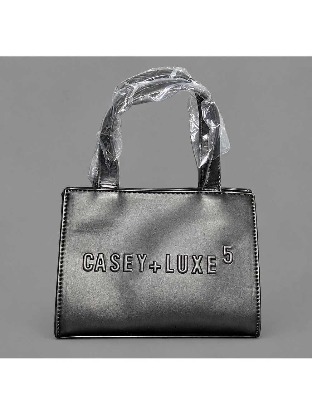 CASEY + LUXE 5 Black Top Handle Shoulder Crossbody Bag Detachable Strap NWOT